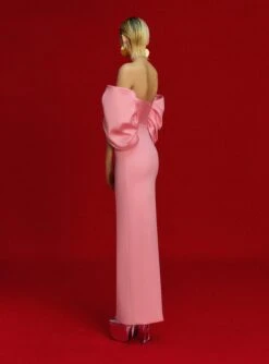 The Arla Maxi Dress In Soft Pink -Solace Dress Shop OS27071 ARLA MAXI DRESS SOFT PINK 0046 R1