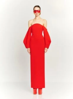 The Lotta Maxi Dress In Red