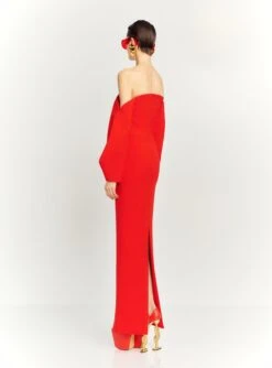 The Lotta Maxi Dress In Red 7 The Lotta Maxi Dress In Red -Solace Dress Shop OS29032 LOTTA MAXI DRESS RED 031 R1