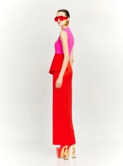 The Ally Maxi Dress In Pink And Red 7 The Ally Maxi Dress In Pink And Red -Solace Dress Shop OS29051 ALLY MAXI DRESS RED PINK 143 R1