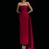 The Kinsley Maxi Dress In Ruby -Solace Dress Shop OS29055 KINSLEY MAXI DRESS RUBY 0033 R1