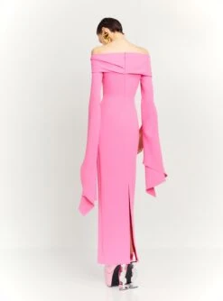 The Arden Maxi Dress In Light Pink -Solace Dress Shop OS31031 ARDEN MAXI DRESS LIGHTPINK 152 R1