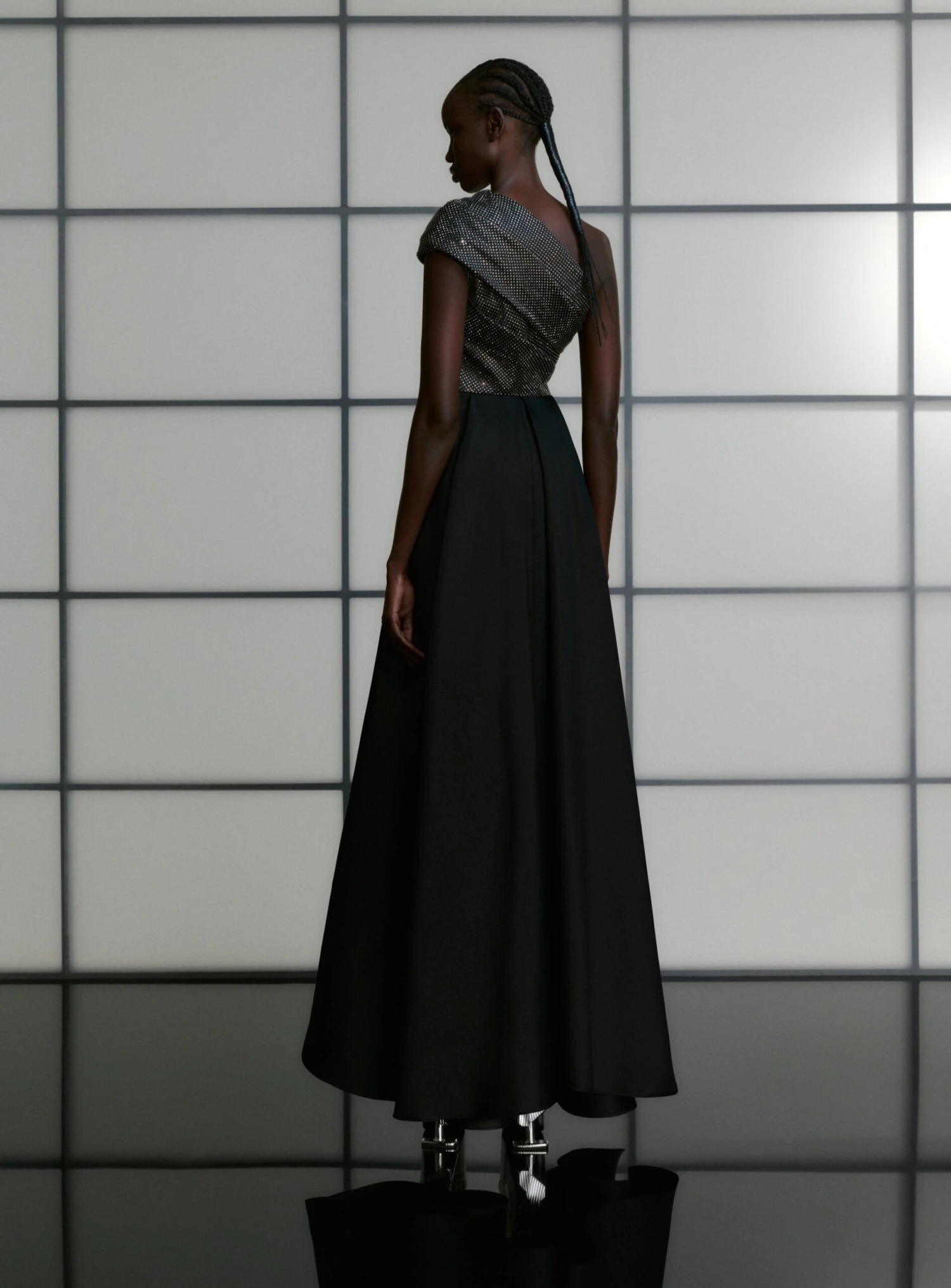 The Alba Crystal Maxi Dress In Black 4 The Alba Crystal Maxi Dress In Black - Image 3