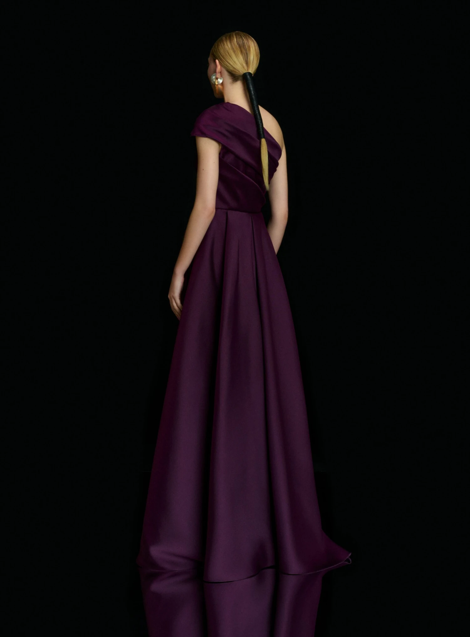 The Alba Maxi Dress In Aubergine 5 The Alba Maxi Dress In Aubergine - Image 3