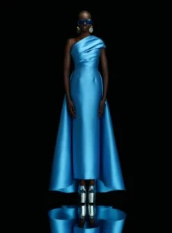 The Alba Maxi Dress In Cornflower