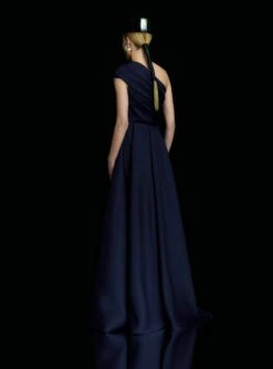 The Alba Maxi Dress In Navy -Solace Dress Shop OS35008 ALBA MAXI DRESS NAVY 0156 R1