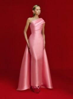 The Alba Maxi Dress In Soft Pink