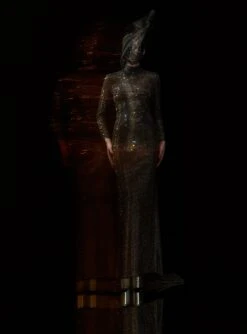 The Vivienne Crystal Maxi Dress In Black -Solace Dress Shop OS35013B VIVIENNE CRYSTAL MAXI DRESS BLACK 0067 R1