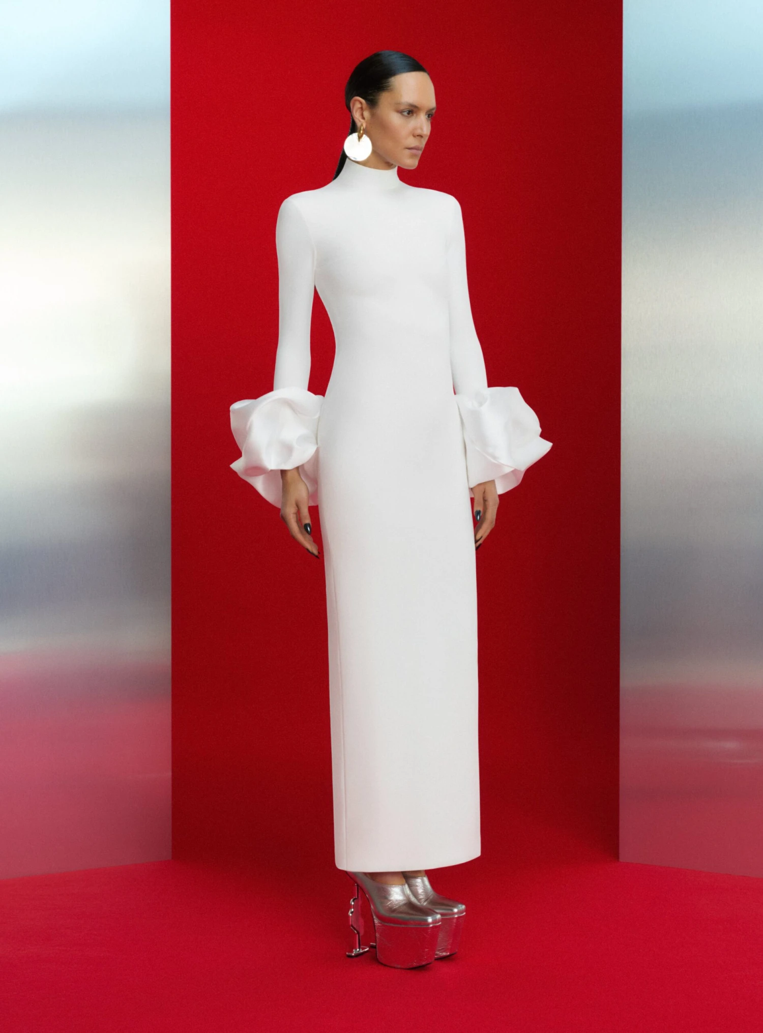 The Viviana Maxi Dress In Cream 4 The Viviana Maxi Dress In Cream - Image 2