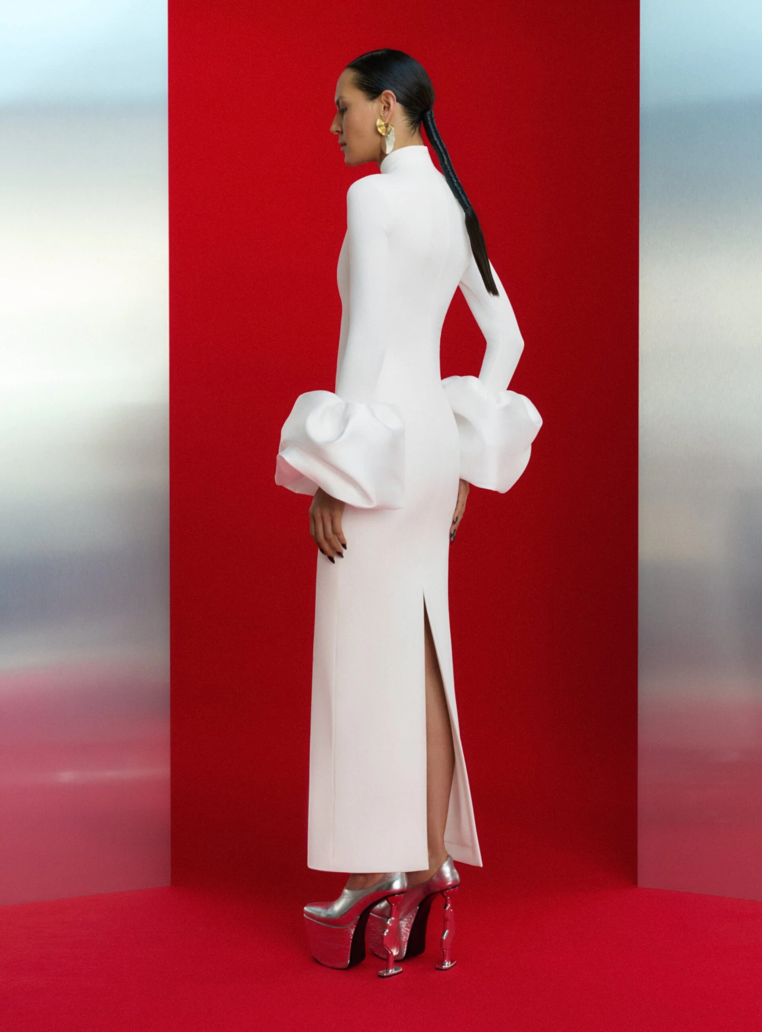 The Viviana Maxi Dress In Cream 5 The Viviana Maxi Dress In Cream - Image 3