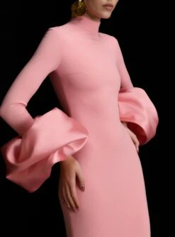 The Viviana Maxi Dress In Soft Pink -Solace Dress Shop OS37019 VIVIANA MAXI DRESS SOFT PINK 0063 R1