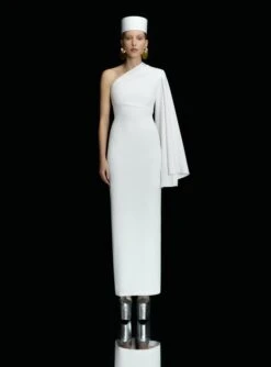 The Elisa Maxi Dress In Cream