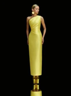 The Kira Maxi Dress In Lemon -Solace Dress Shop OS37025 KIRA MAXI DRESS LEMON 0016 R1