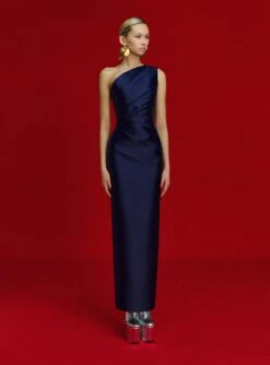 The Kira Maxi Dress In Navy -Solace Dress Shop OS37025 KIRA MAXI DRESS NAVY 0012 R1