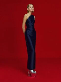 The Kira Maxi Dress In Navy -Solace Dress Shop OS37025 KIRA MAXI DRESS NAVY 0018 R1