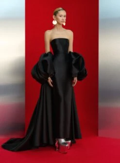 The Lea Maxi Dress In Black -Solace Dress Shop OS38004 LEA MAXI DRESS BLACK 0059 R1