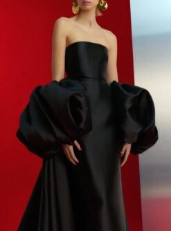 The Lea Maxi Dress In Black -Solace Dress Shop OS38004 LEA MAXI DRESS BLACK 0064 R1