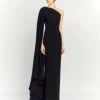 The Daria Maxi Dress In Black -Solace Dress Shop OS41004 DARIA MAXI DRESS BLACK 026 R1