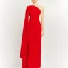 The Daria Maxi Dress In Red -Solace Dress Shop OS41004 DARIA MAXI DRESS RED 008 R1