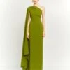 The Daria Maxi Dress In Sweet Pea Green