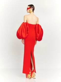 The Karina Maxi Dress In Red -Solace Dress Shop OS41006 KARINA MAXI DRESS RED 032 R1