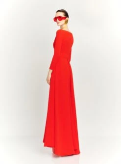 The Shayla Maxi Dress In Red -Solace Dress Shop OS41007 SHAYLA MAXI DRESS RED 126 R1