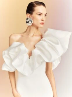 The Cassia Maxi Dress In Cream -Solace Dress Shop OS41008 CASSIA MAXI DRESS CREAM 090 R1