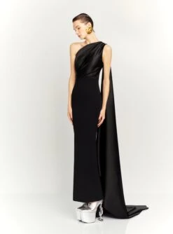 The Yeva Maxi Dress In Black -Solace Dress Shop OS41009 YEVA MAXI DRESS BLACK 029 R1