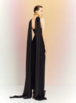 The Ophelia Maxi Dress In Black -Solace Dress Shop OS41010 OPHELIA MAXI DRESS BLACK 114 R1