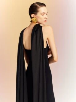 The Ophelia Maxi Dress In Black -Solace Dress Shop OS41010 OPHELIA MAXI DRESS BLACK 139 R1