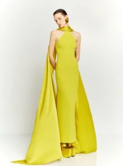 The Ophelia Maxi Dress In Chartreuse 7 The Ophelia Maxi Dress In Chartreuse -Solace Dress Shop OS41010 OPHELIA MAXI DRESS CHARTREUSE 029 R1