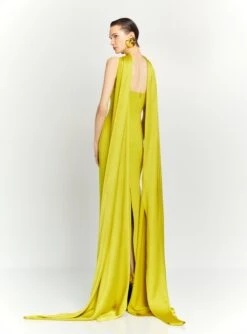 The Ophelia Maxi Dress In Chartreuse 9 The Ophelia Maxi Dress In Chartreuse -Solace Dress Shop OS41010 OPHELIA MAXI DRESS CHARTREUSE 041 R1