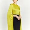 The Adley Maxi Dress In Chartreuse And Black -Solace Dress Shop OS41012 ADLEY MAXI DRESS CHARTREUSE BLACK 048 R1
