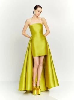 The Trina Mini Dress In Chartreuse -Solace Dress Shop OS41014 TRINA MINI DRESS CHARTREUSE 009 R1
