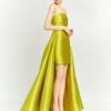 The Trina Mini Dress In Chartreuse -Solace Dress Shop OS41014 TRINA MINI DRESS CHARTREUSE 110 R1