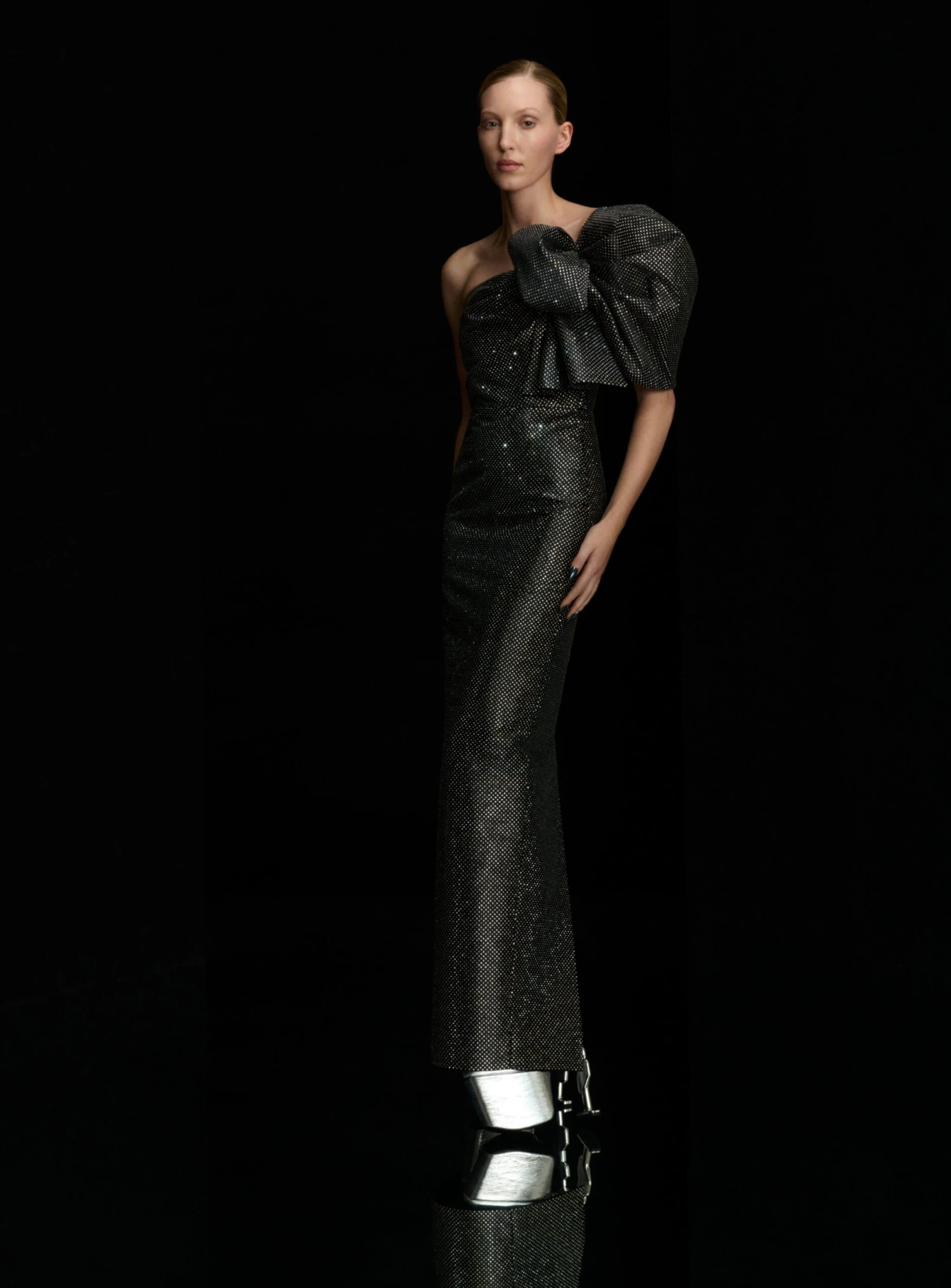 The Candi Crystal Maxi Dress In Black 4 The Candi Crystal Maxi Dress In Black - Image 2