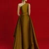 The Charo Maxi Dress In Gold -Solace Dress Shop OS42008 CHARO MAXI DRESS GOLD 0010 R1