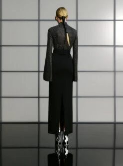 The Lolo Crystal Maxi Dress In Black 7 The Lolo Crystal Maxi Dress In Black -Solace Dress Shop OS42021 LOLO CRYSTAL MAXI DRESS BLACK 0260 R1