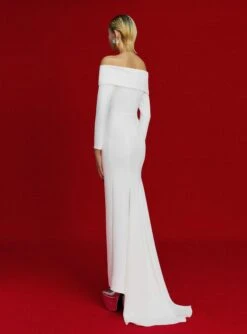 The Lyla Maxi Dress In Cream -Solace Dress Shop OS42027 LYLA MAXI DRESS CREAM 0105 R1