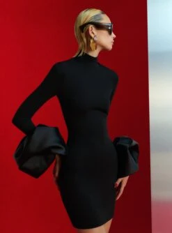 The Payton Mini Dress In Black -Solace Dress Shop OS42039 PAYTON MINI DRESS BLACK 0032 R1