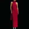 The Emerson Maxi Dress In Ruby -Solace Dress Shop OS42040 EMERSON MAXI DRESS RUBY 0007 R1