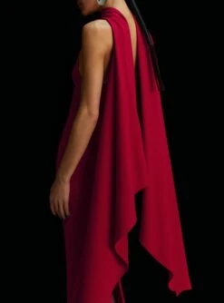 The Emerson Maxi Dress In Ruby -Solace Dress Shop OS42040 EMERSON MAXI DRESS RUBY 0056 R1