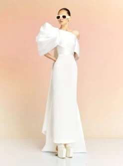 The Raye Maxi Dress In Cream -Solace Dress Shop RAYE MAXI DRESS OS39012 CREAM 061 R1