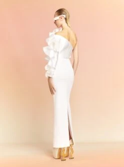 The Rex Maxi Dress In Cream -Solace Dress Shop REX MAXI DRESS OS39011 CREAM 066 R1