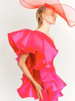 The Rio Mini Dress In Ultra Pink -Solace Dress Shop RIO MINI DRESS OS39028 ULTRAPINK 075 R4