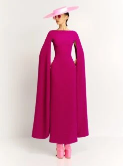 Solace Dress Shop 59 Solace Dress Shop -Solace Dress Shop SADIE MAXI DRESS OS35009 FUCHSIA 021 R1