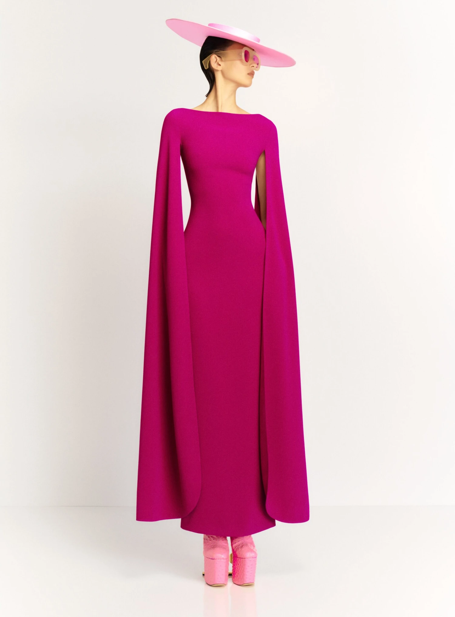 The Sadie Maxi Dress In Fuchsia 3 The Sadie Maxi Dress In Fuchsia
