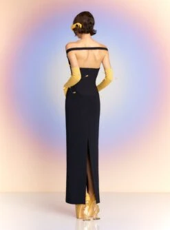 The Serina Maxi Dress In Black -Solace Dress Shop SERINA MAXI DRESS OS40015 BLACK 138 R1