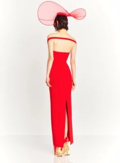 The Serina Maxi Dress In Red -Solace Dress Shop SERINA MAXI DRESS OS40015 RED 095 R1