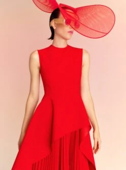 Solace Dress Shop 65 Solace Dress Shop -Solace Dress Shop SEVERNY MIDI DRESS OS30037 RED 035 R1